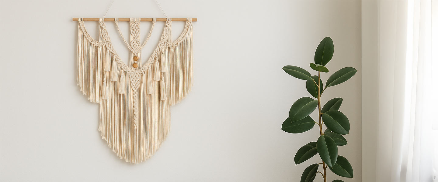 Big Macrame Wall Hanging: A Boho-Nordic Touch for Modern Spaces