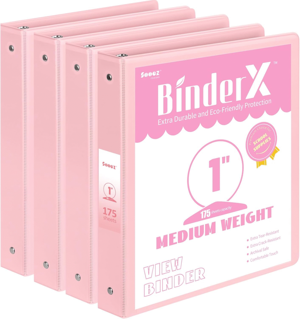 Pink Desk Accessories