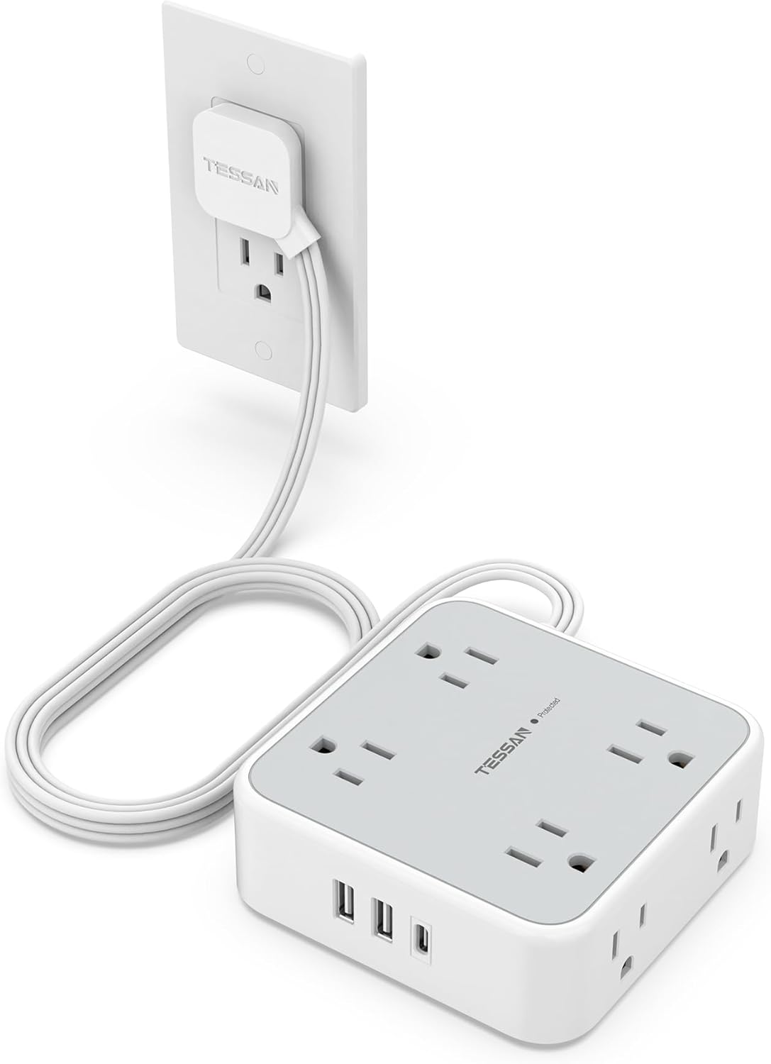 TESSAN Surge Protector Power Strip