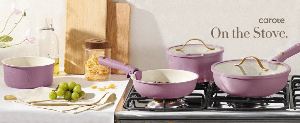 CAROTE 5pcs Pots and Pans Set